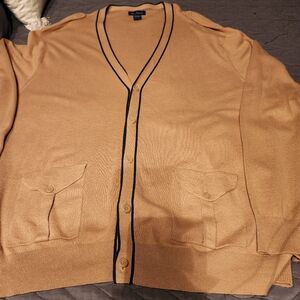 Men's casual button down sweater